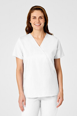 Casacca donna 102 scollo a Y white