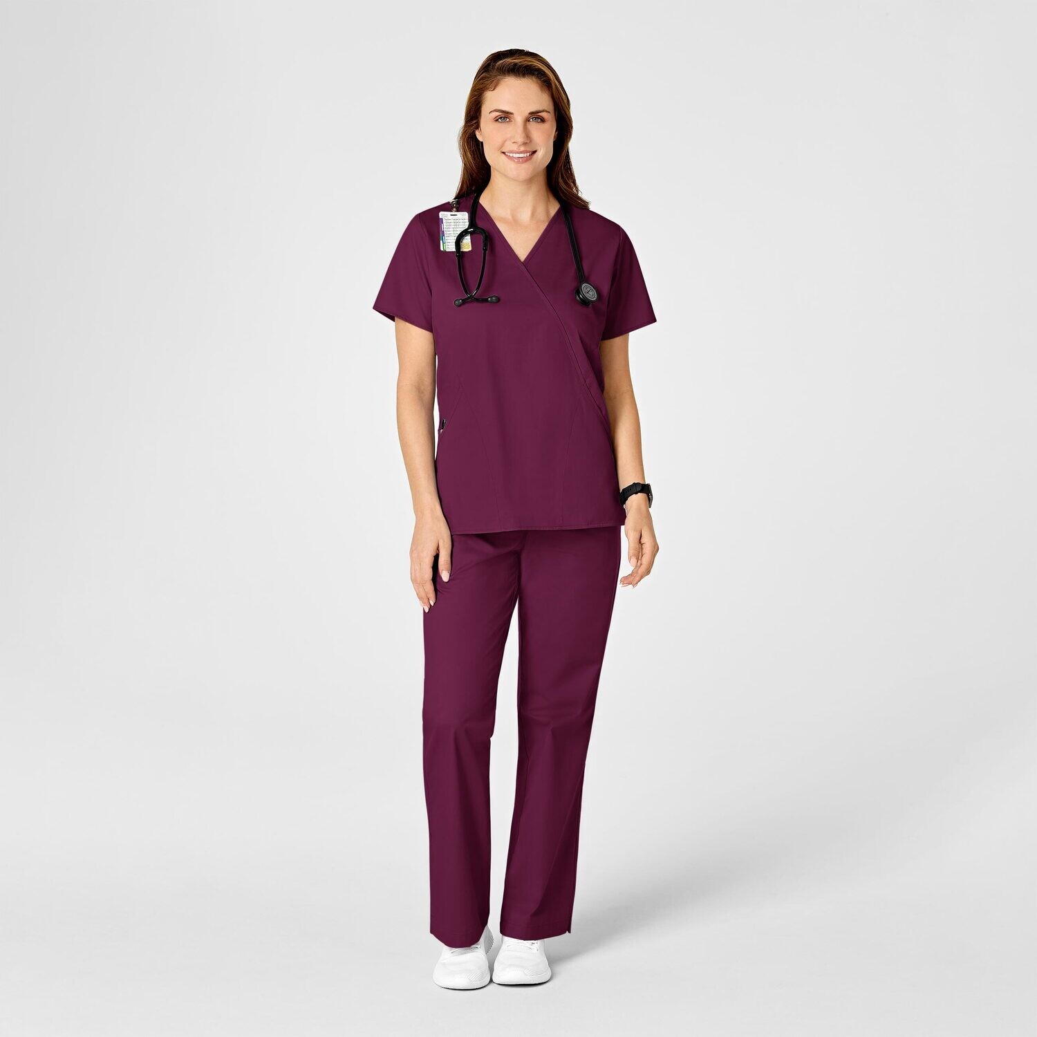 Casacca donna 102 scollo a Y wine