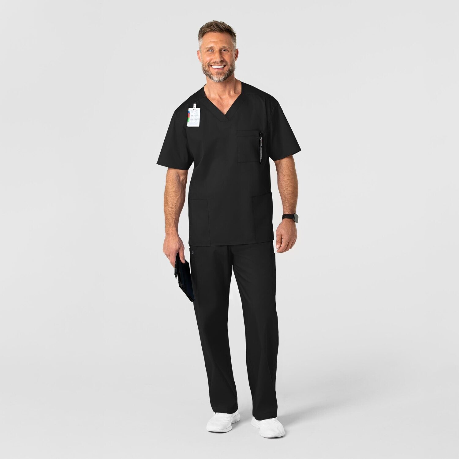 Casacca uomo 103 scollo a V black