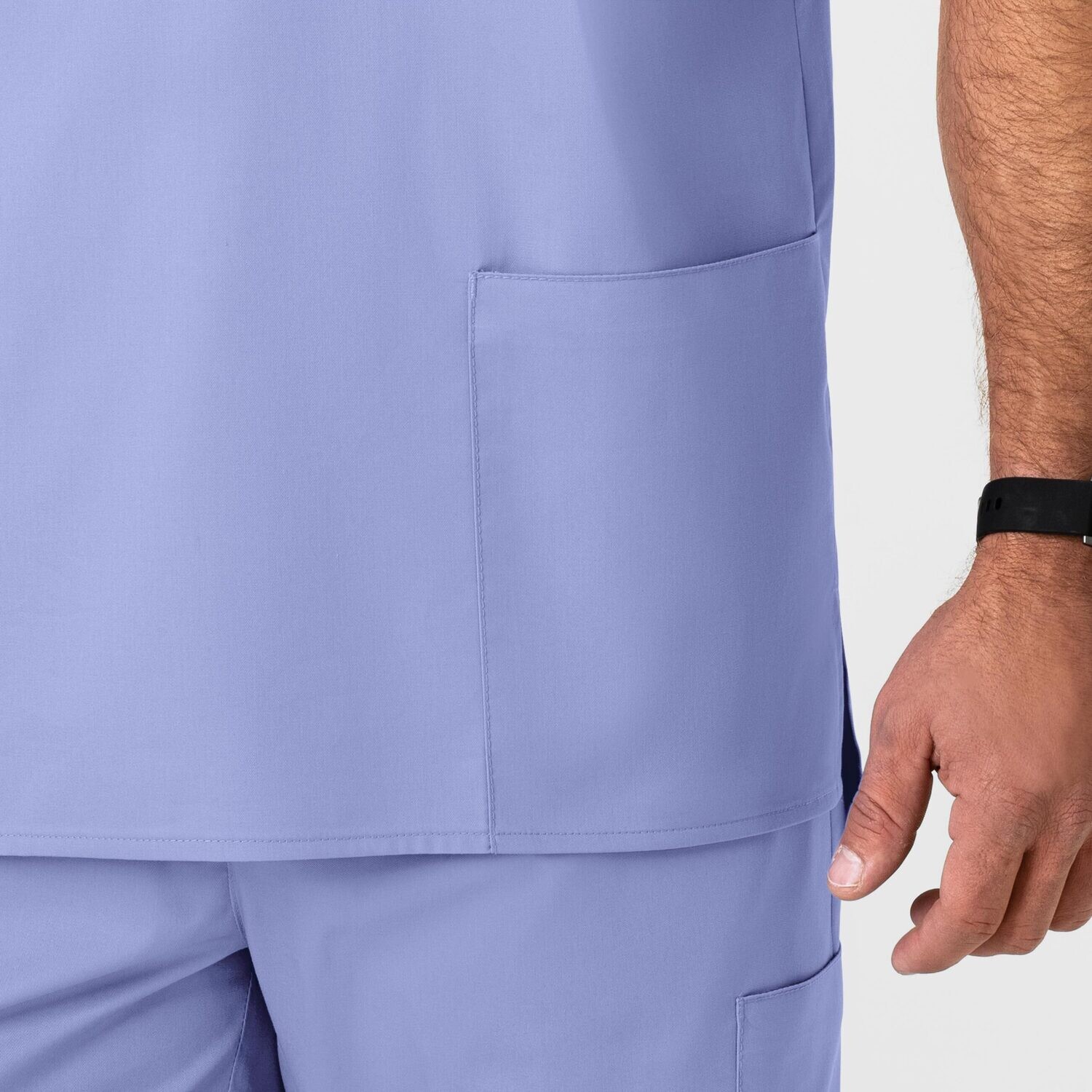 Casacca uomo 103 scollo a V ceil blue