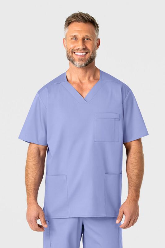 Casacca uomo 103 scollo a V ceil blue