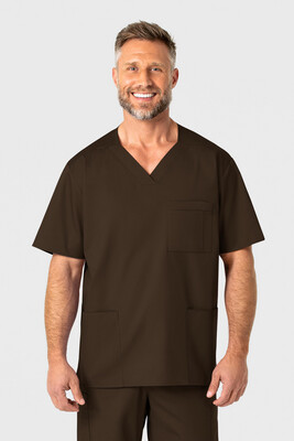 Casacca uomo 103 scollo a V chocolate