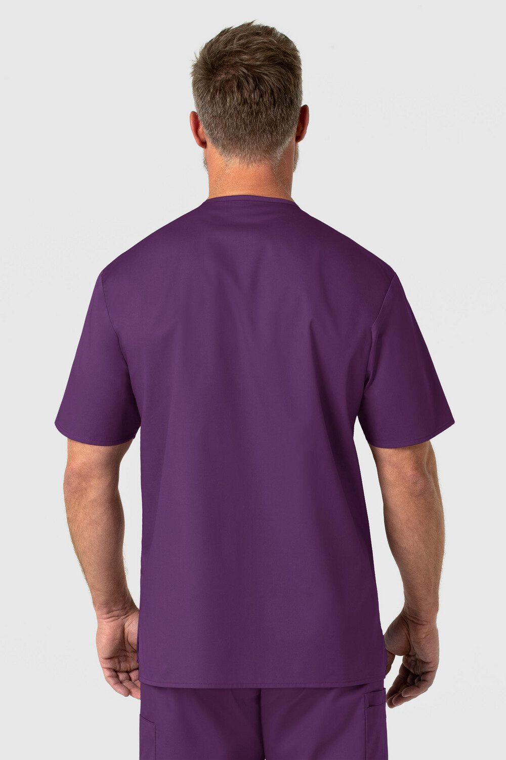 Casacca uomo 103 scollo a V eggplant