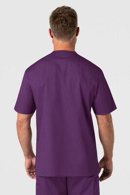 Casacca uomo 103 scollo a V eggplant