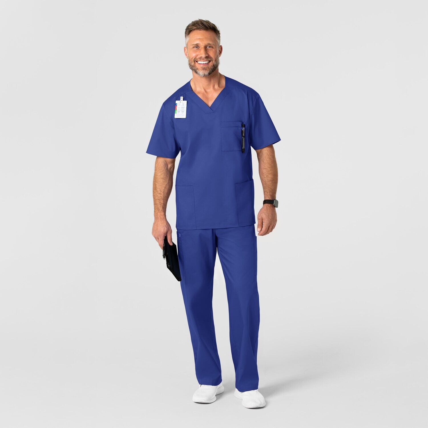 Casacca uomo 103 scollo a V galaxy blue