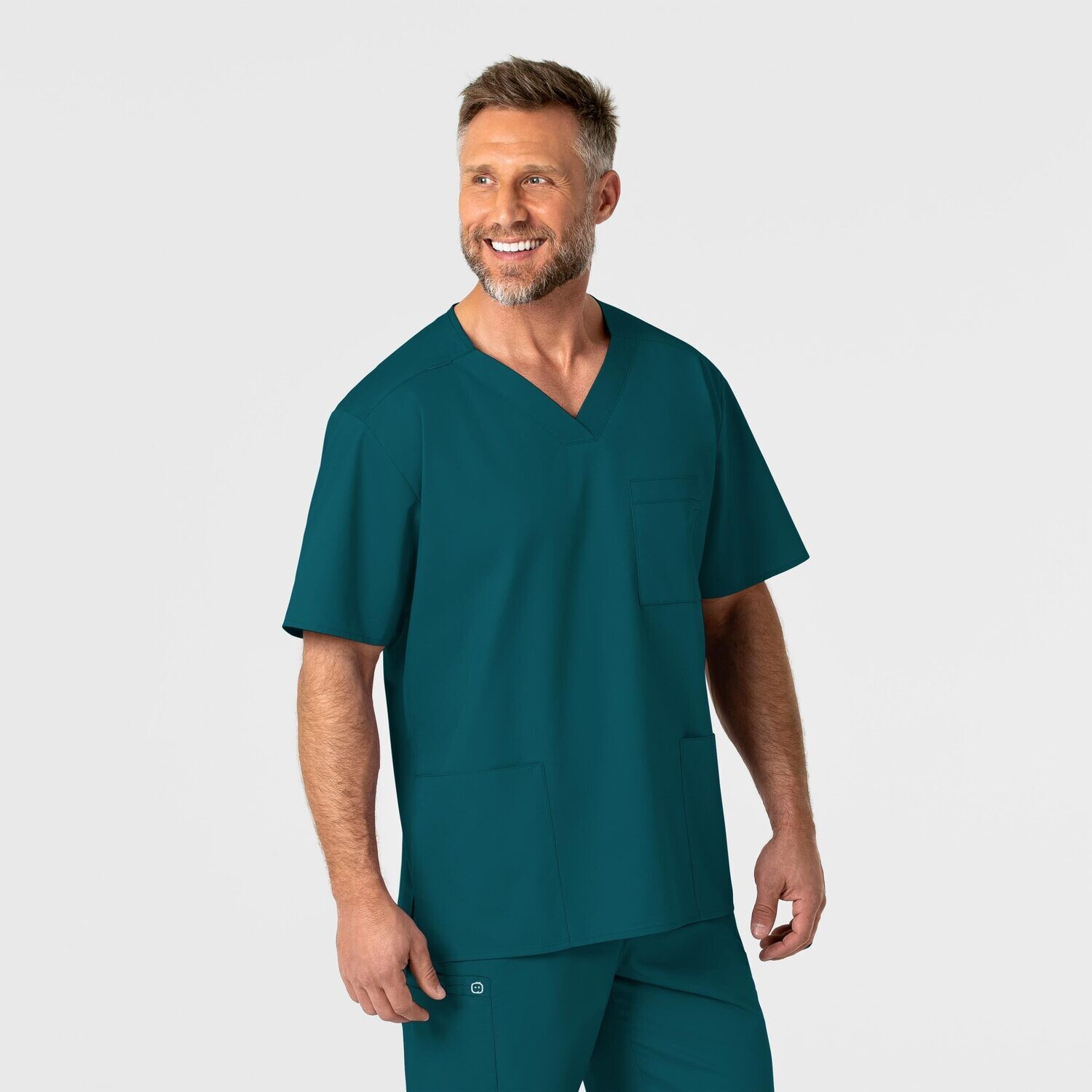 Casacca uomo 103 scollo a V caribbean blue