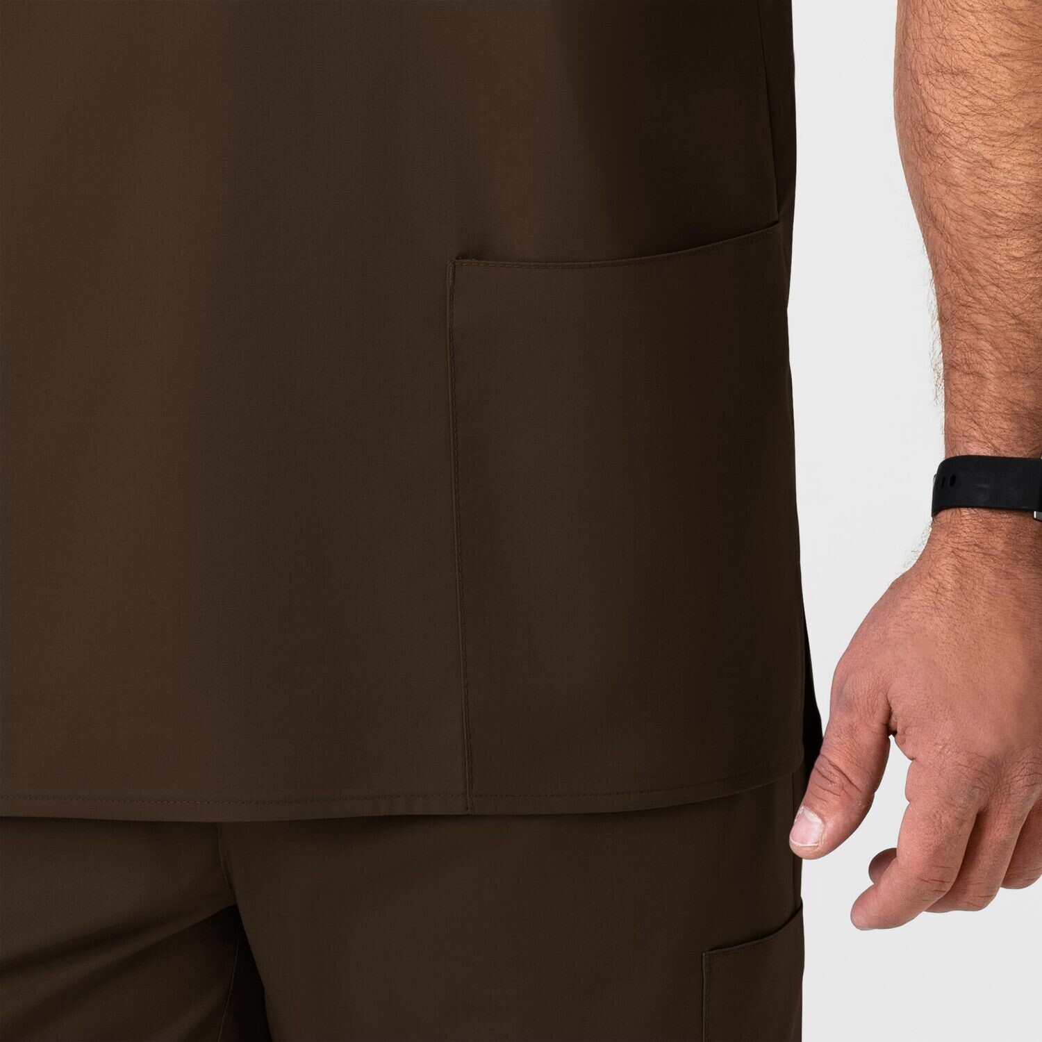 Casacca uomo 103 scollo a V chocolate