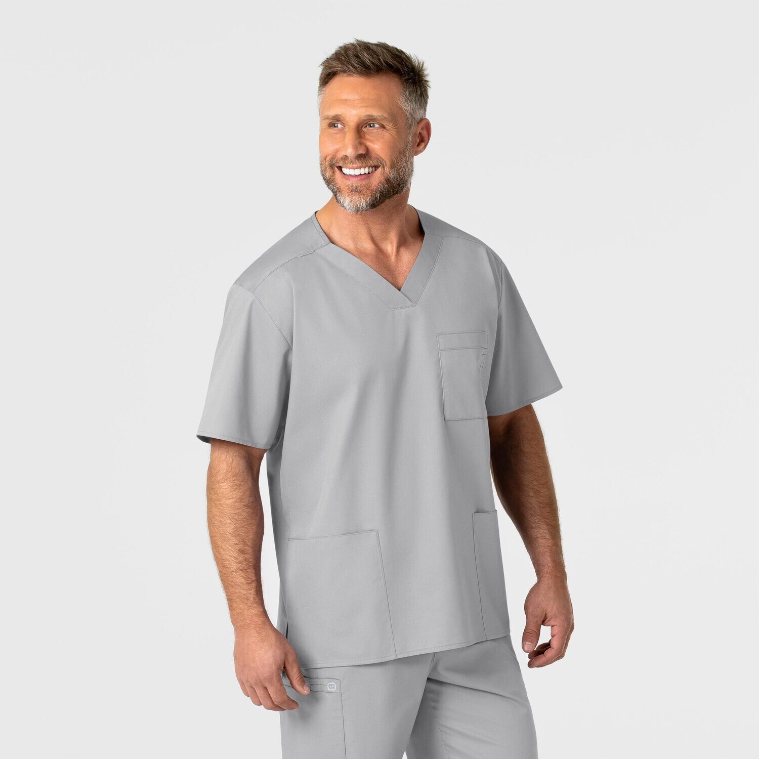 Casacca uomo 103 scollo a V grey