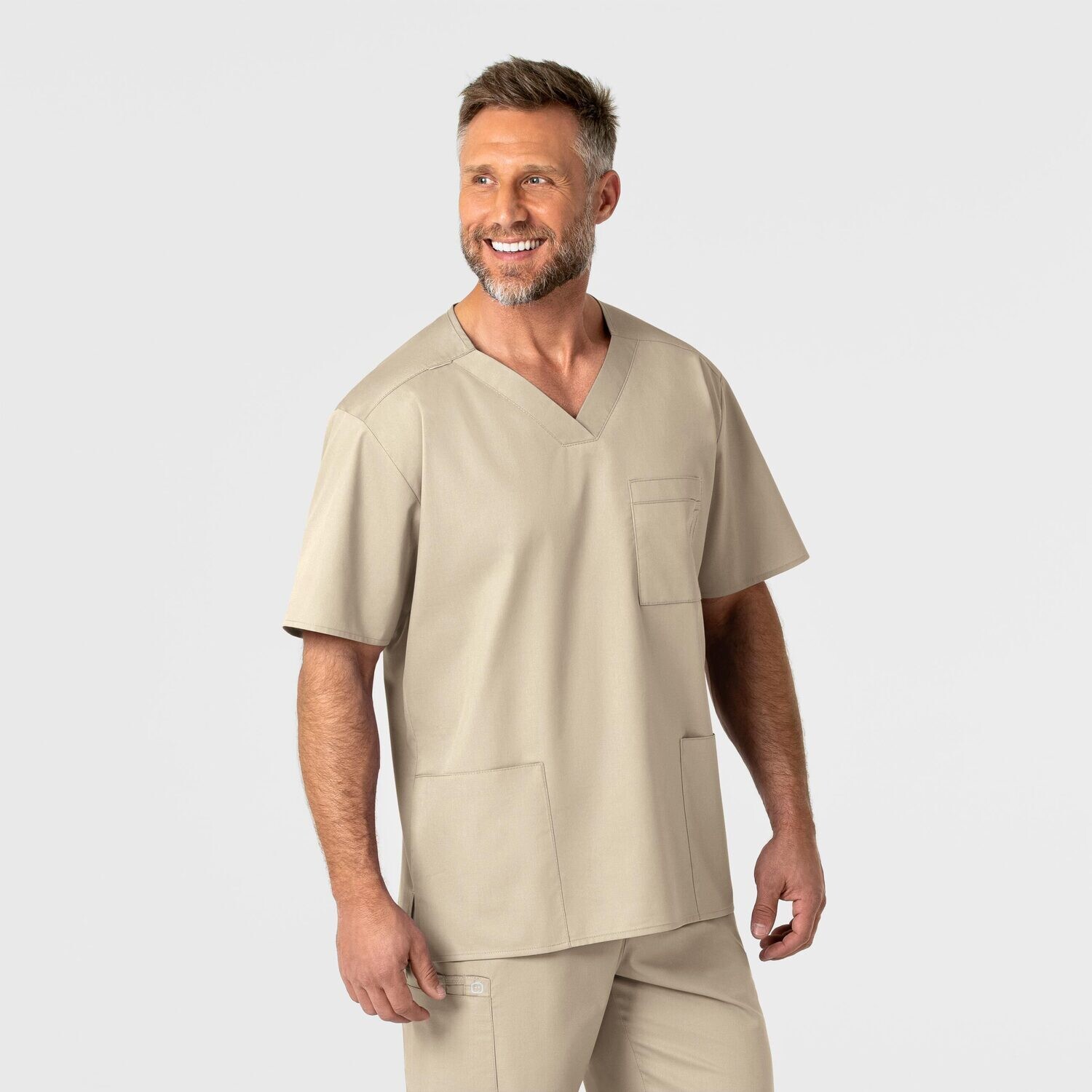 Casacca uomo 103 scollo a V khaki