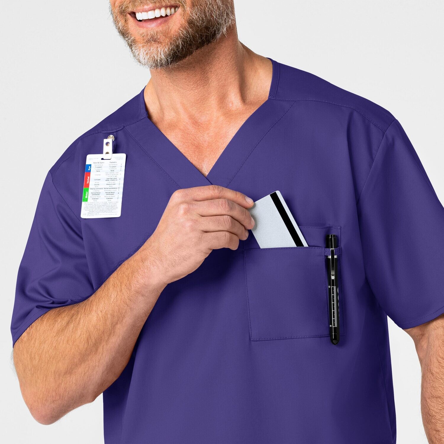 Casacca uomo 103 scollo a V grape
