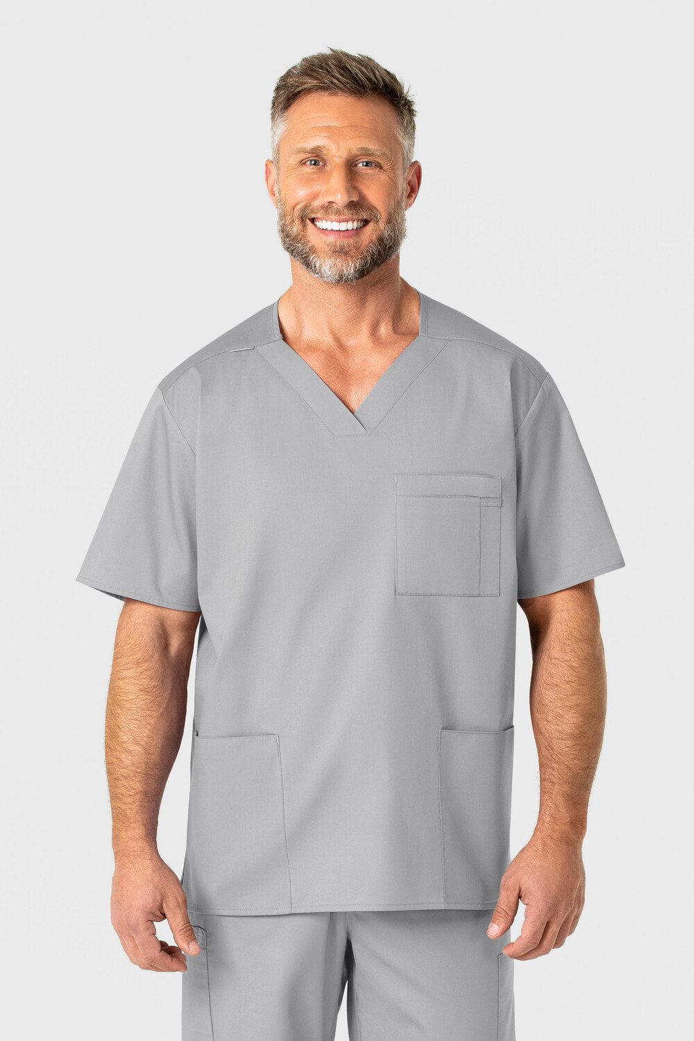 Casacca uomo 103 scollo a V grey