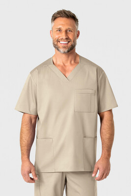Casacca uomo 103 scollo a V khaki