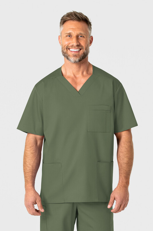 Casacca uomo 103 scollo a V olive