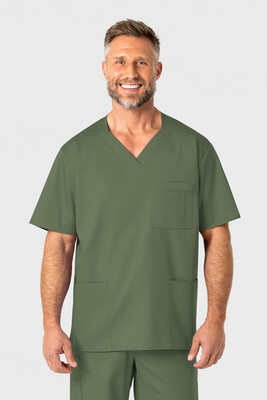 Casacca uomo 103 scollo a V olive