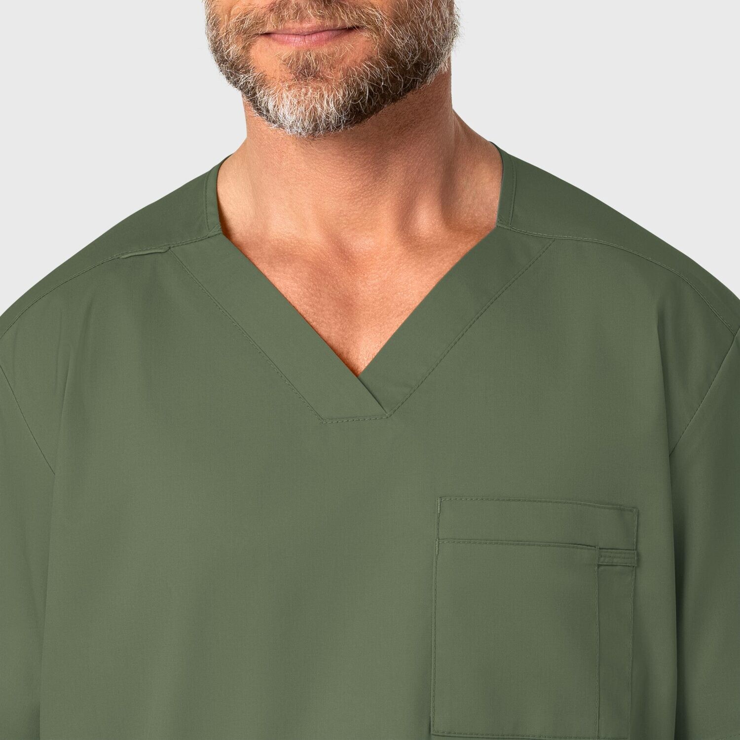 Casacca uomo 103 scollo a V olive