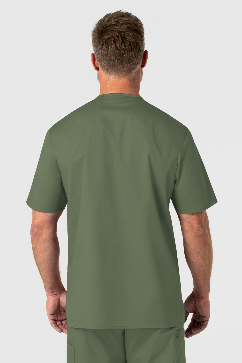 Casacca uomo 103 scollo a V olive