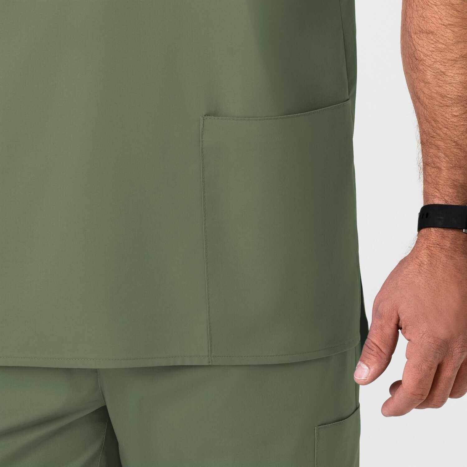 Casacca uomo 103 scollo a V olive