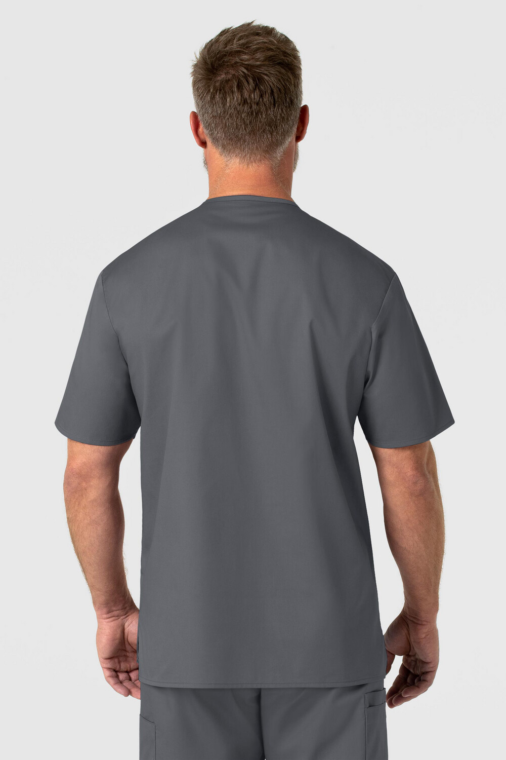 Casacca uomo 103 scollo a V pewter