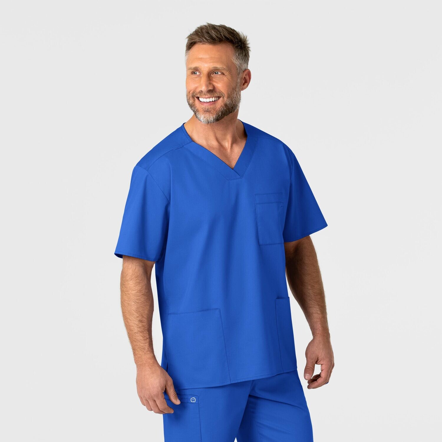 Casacca uomo 103 scollo a V royal blue