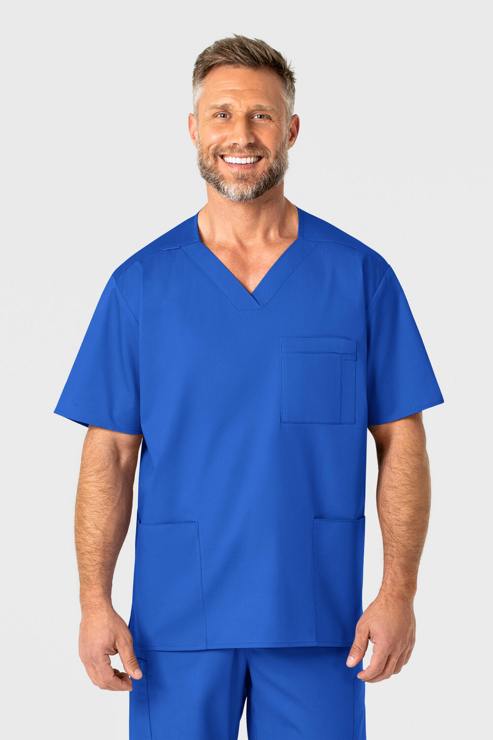 Casacca uomo 103 scollo a V royal blue