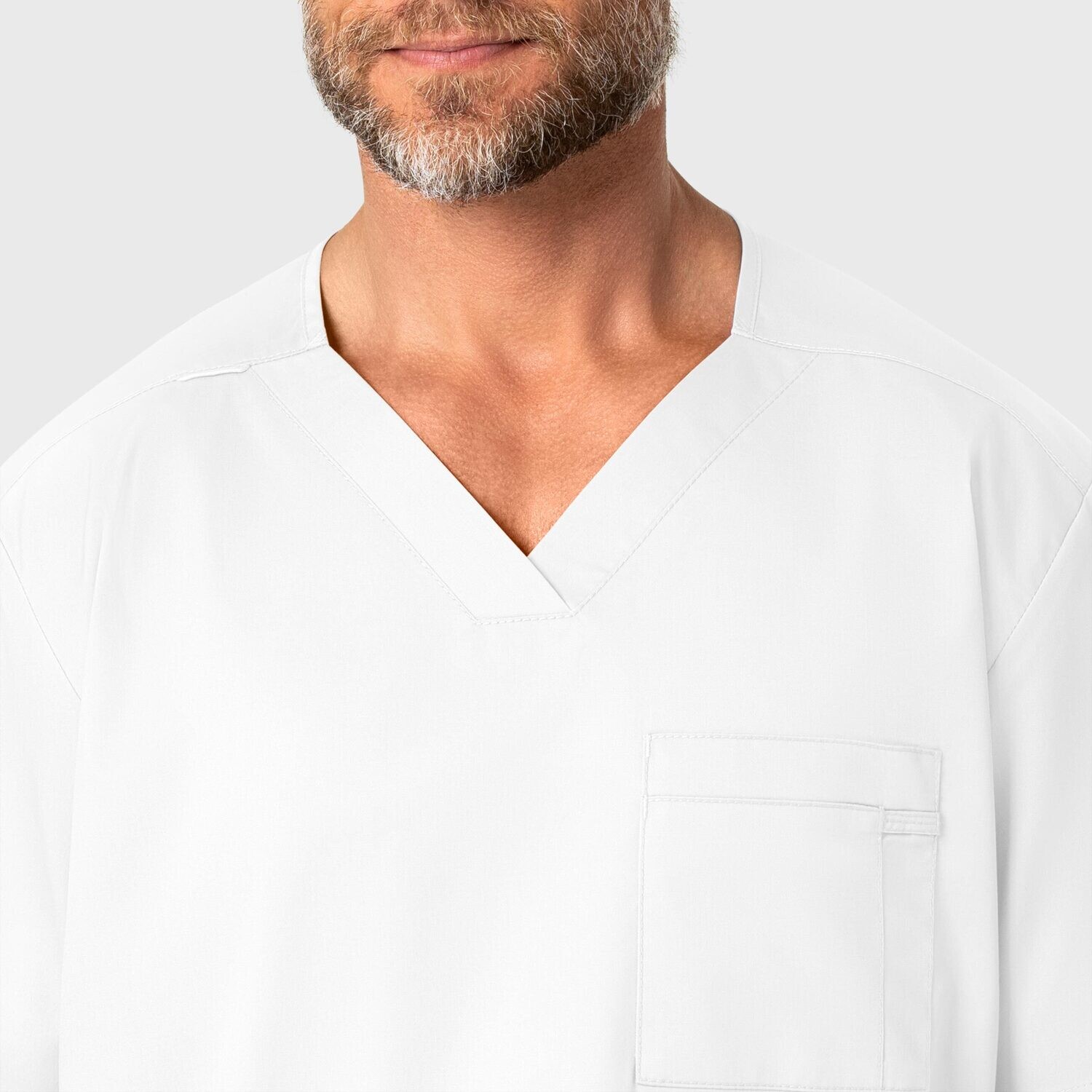 Casacca uomo 103 scollo a V white