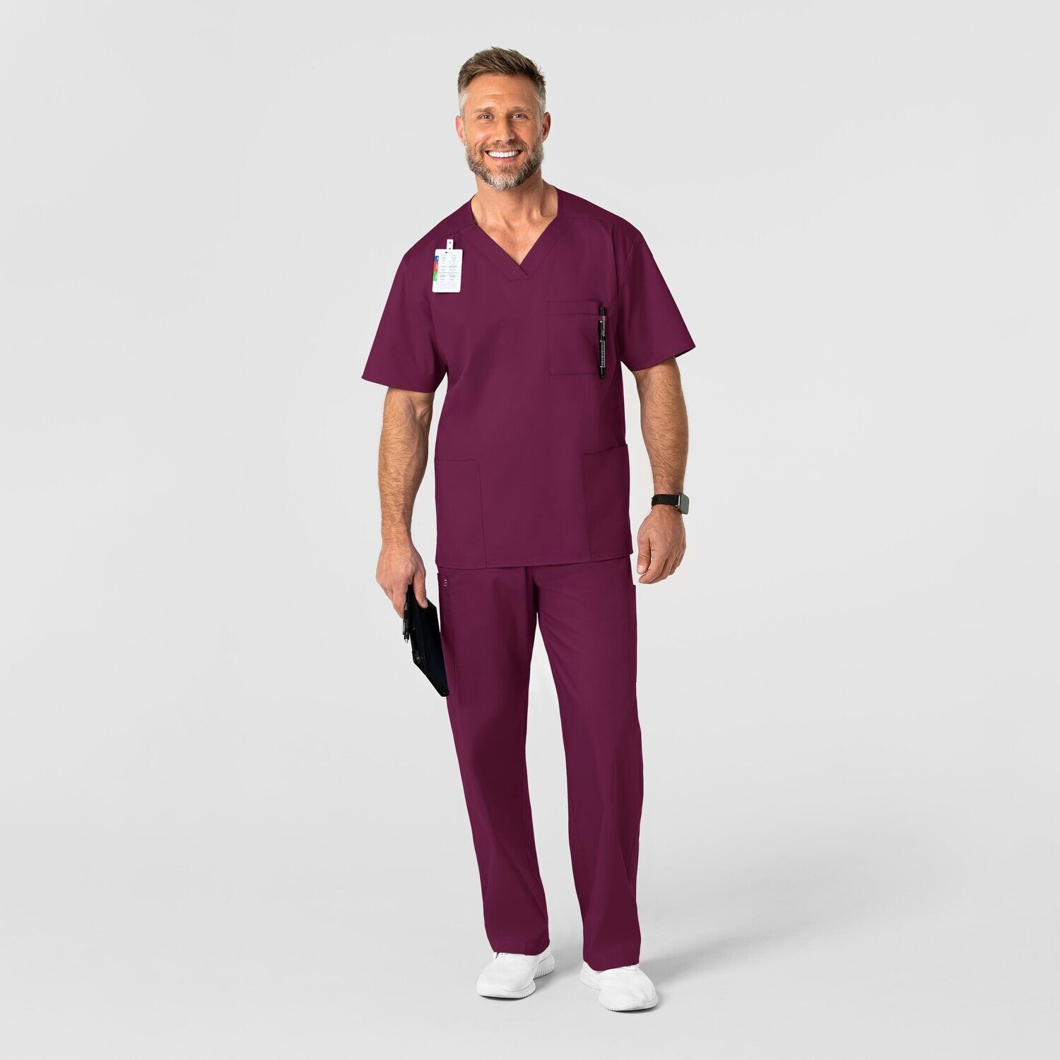 Casacca uomo 103 scollo a V wine