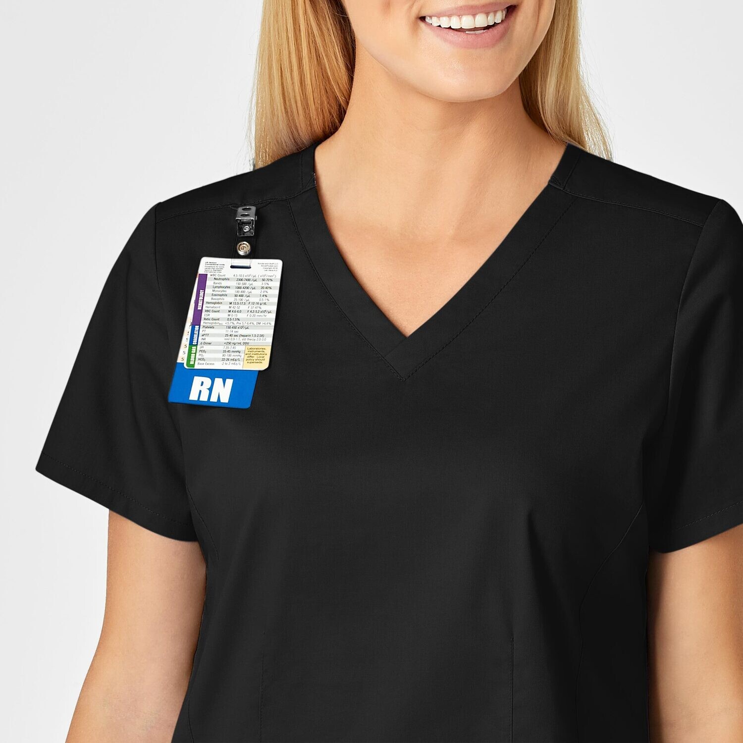 Casacca donna 105 scollo a V black