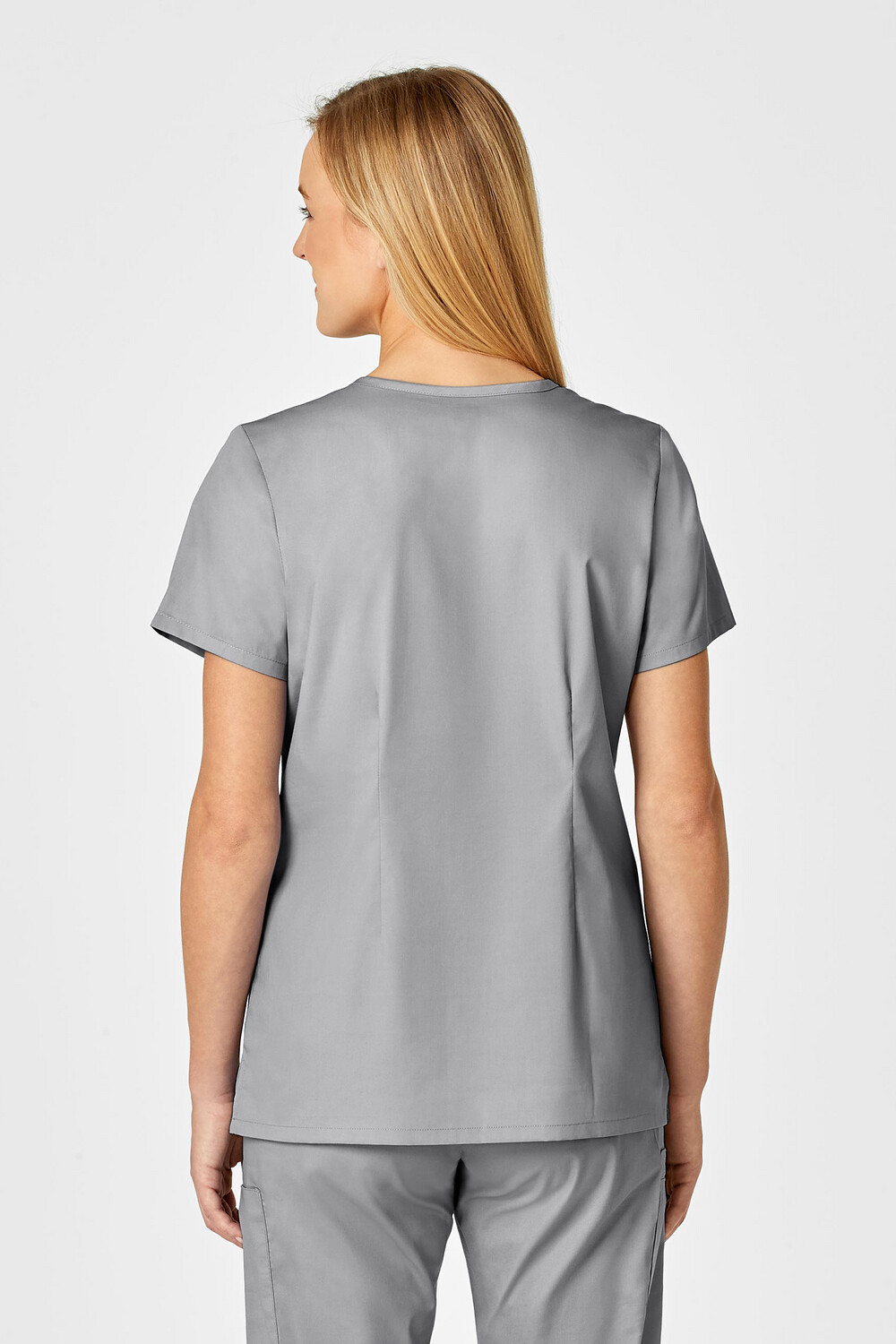 Casacca donna 105 scollo a V grey