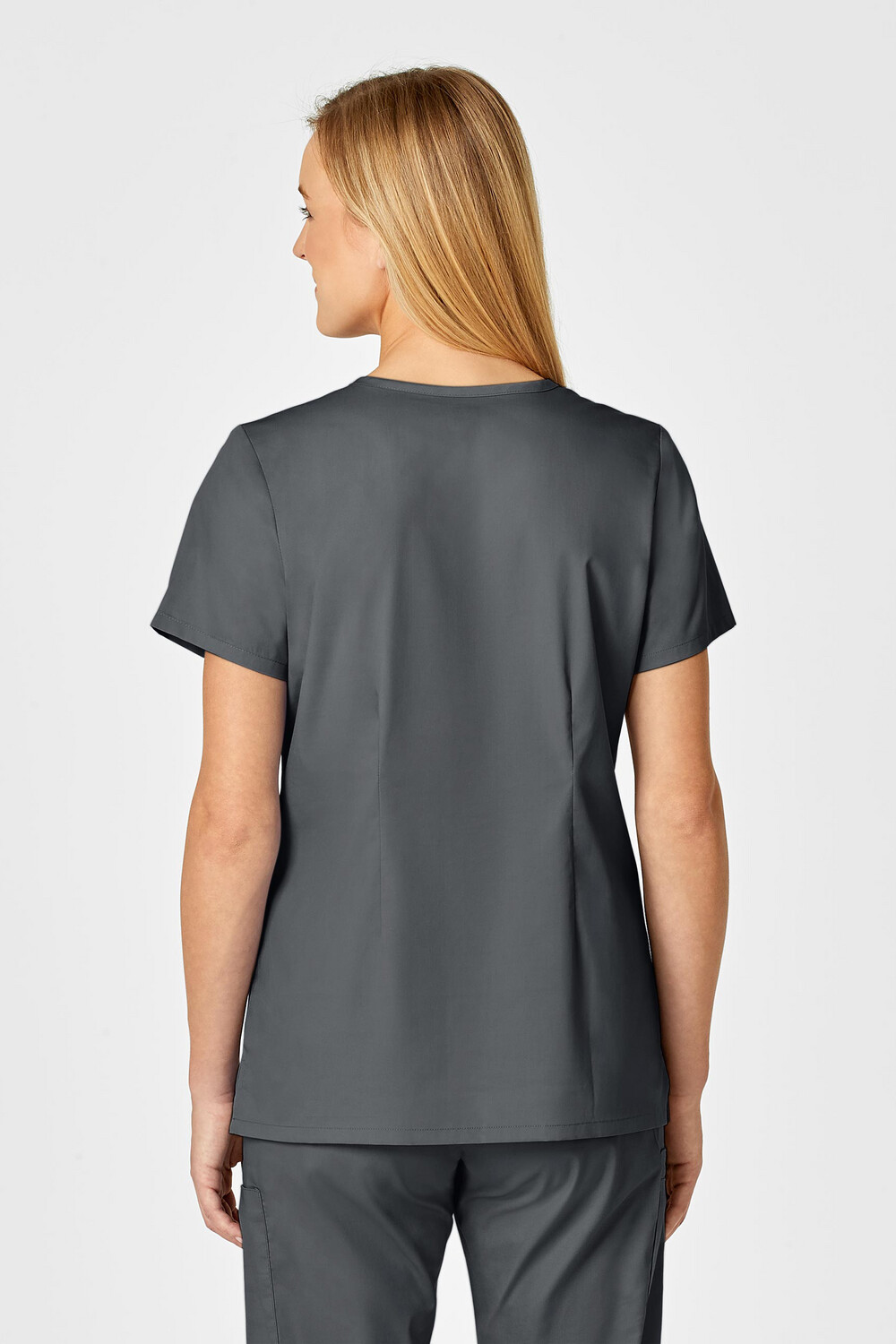 Casacca donna 105 scollo a V pewter