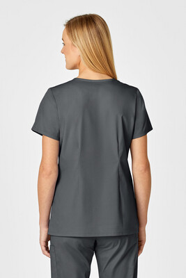Casacca donna 105 scollo a V pewter