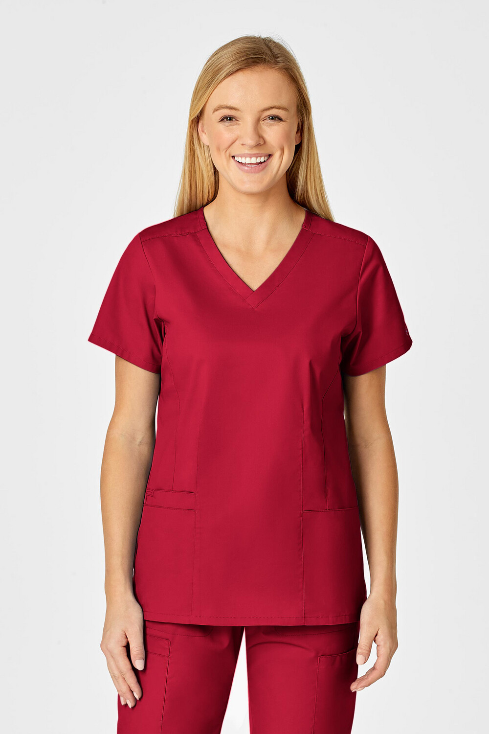Casacca donna 105 scollo a V red