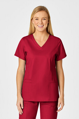 Casacca donna 105 scollo a V red