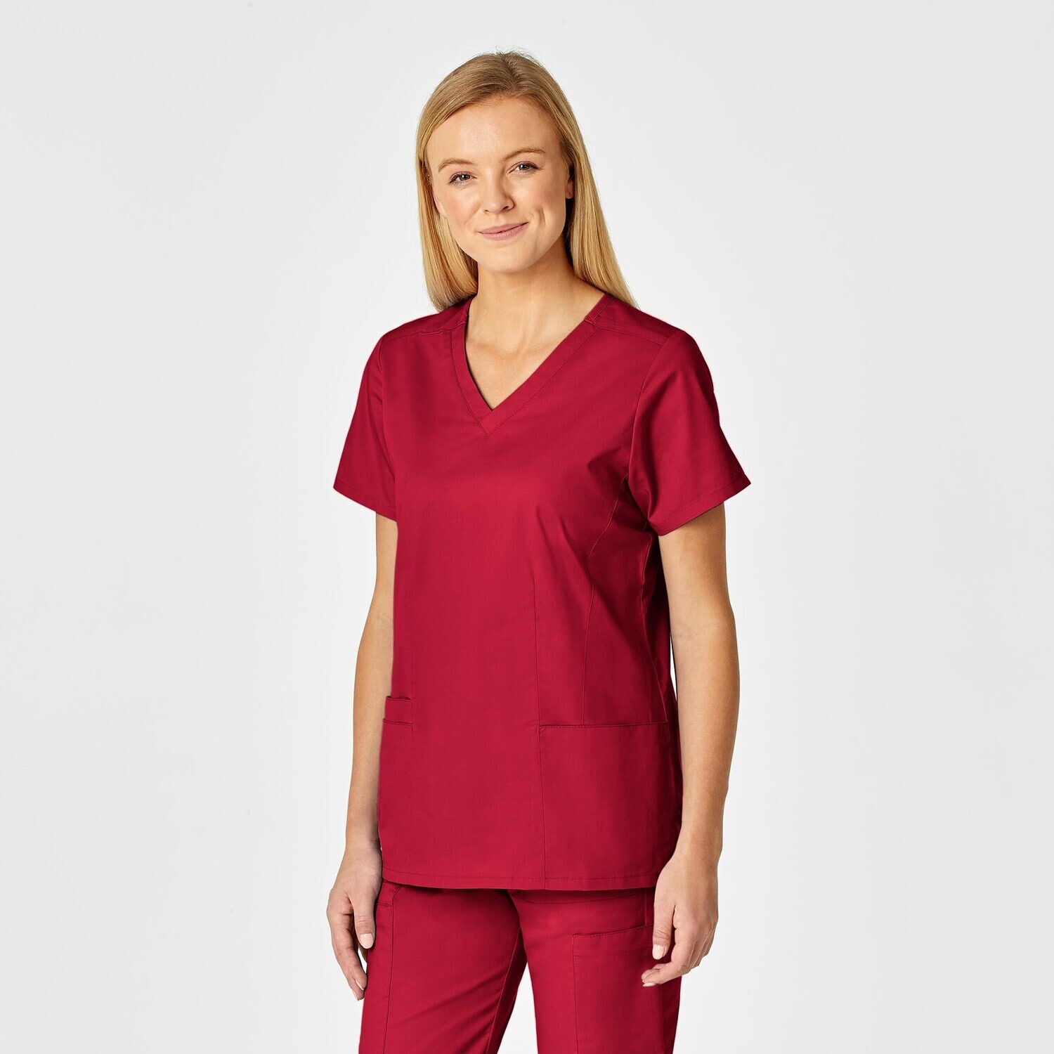 Casacca donna 105 scollo a V red