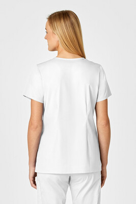 Casacca donna 105 scollo a V white