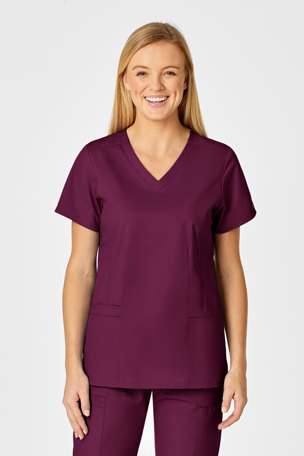 Casacca donna 105 scollo a V wine