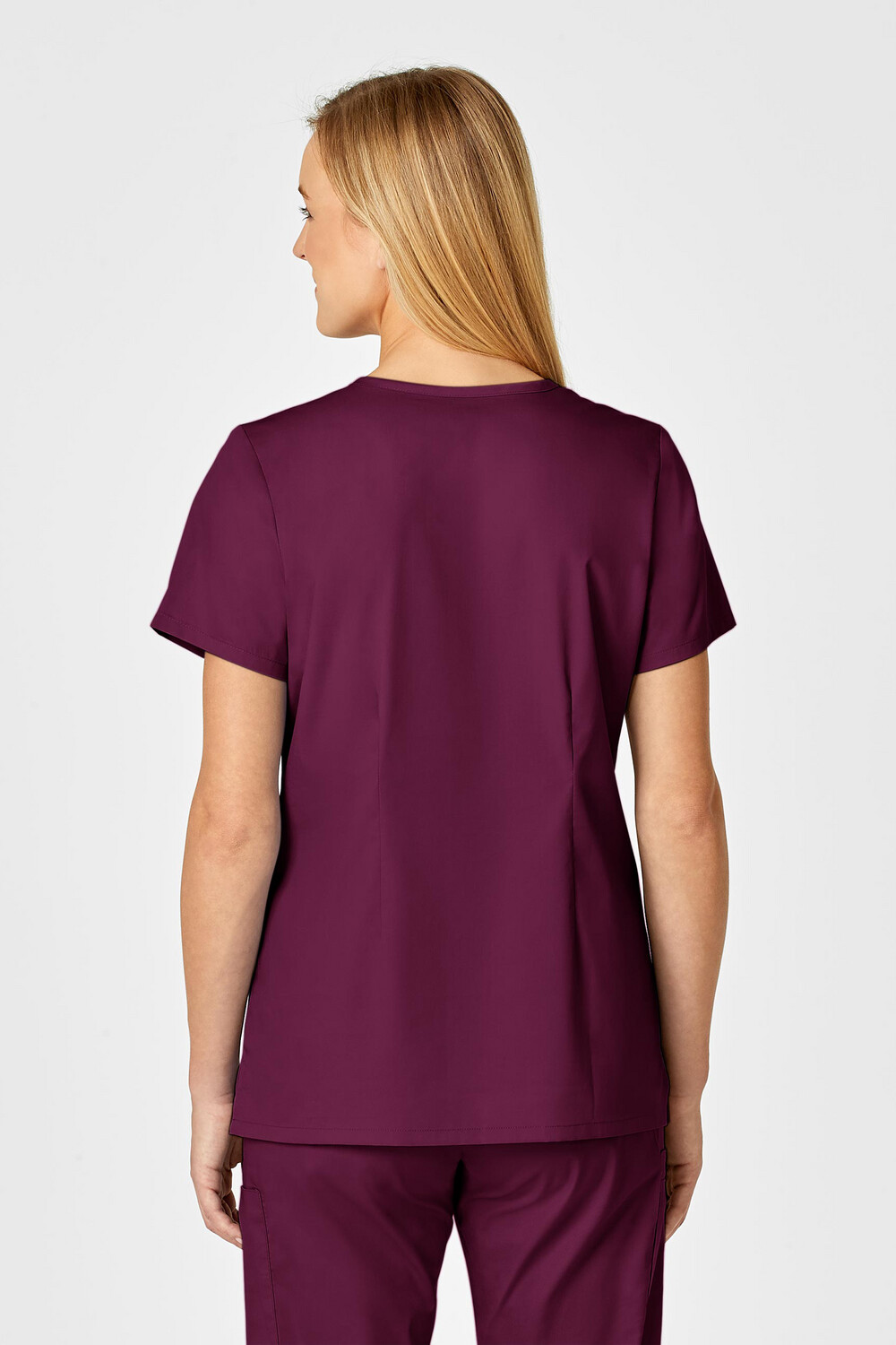 Casacca donna 105 scollo a V wine