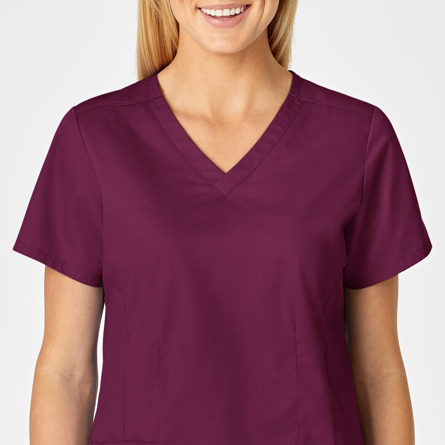 Casacca donna 105 scollo a V wine
