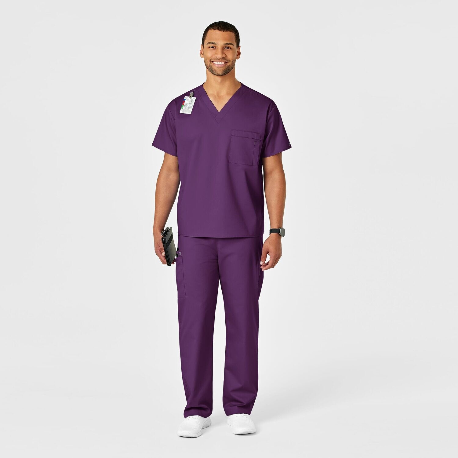 Pantalone unisex 500 eggplate