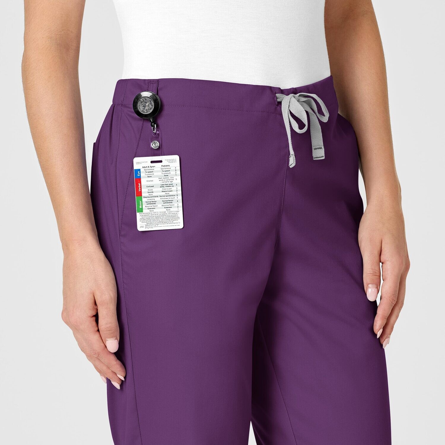 Pantalone donna 502 svasato eggplant