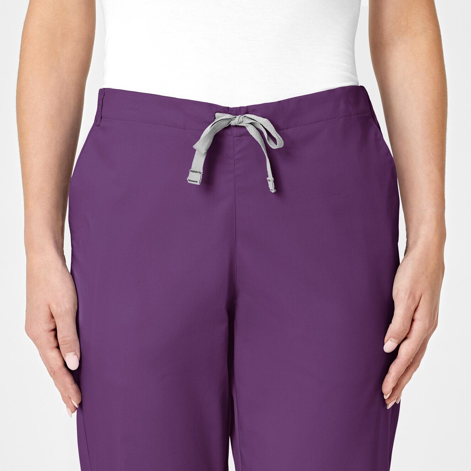 Pantalone donna 502 svasato eggplant