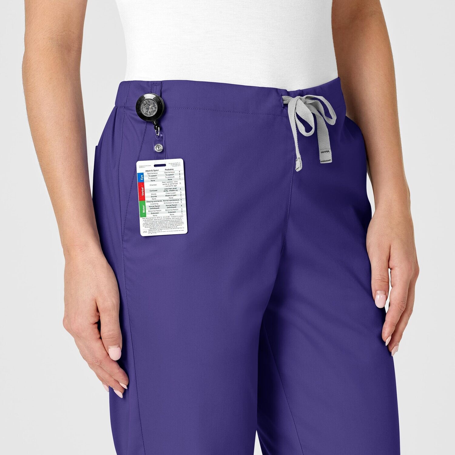 Pantalone donna 502 svasato grape