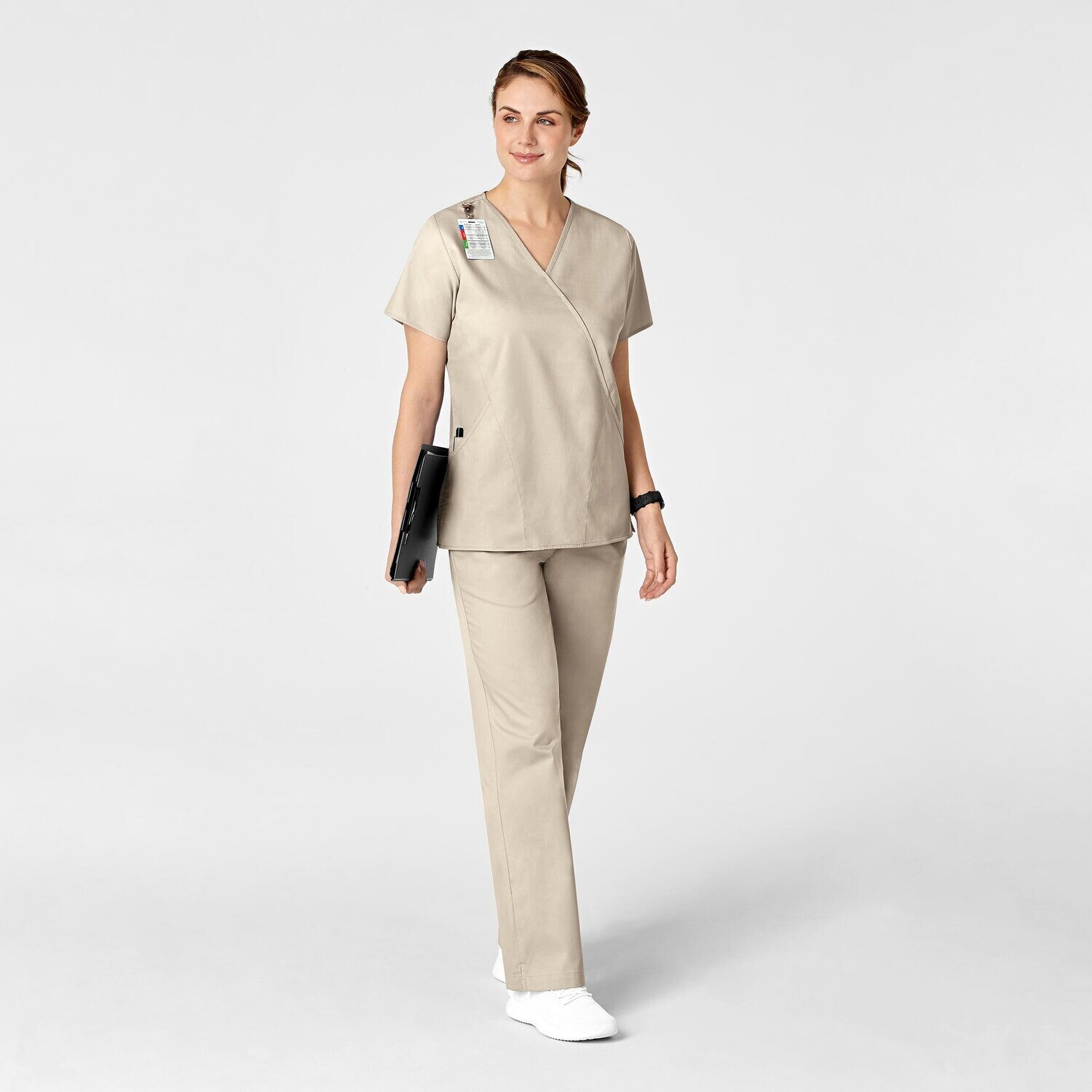 Pantalone donna 502 svasato khaki