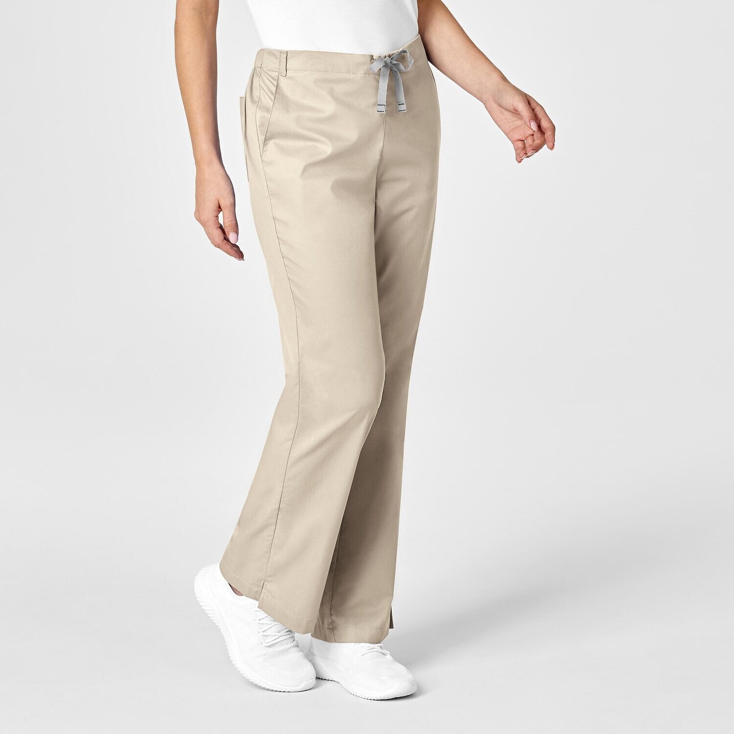 Pantalone donna 502 svasato khaki