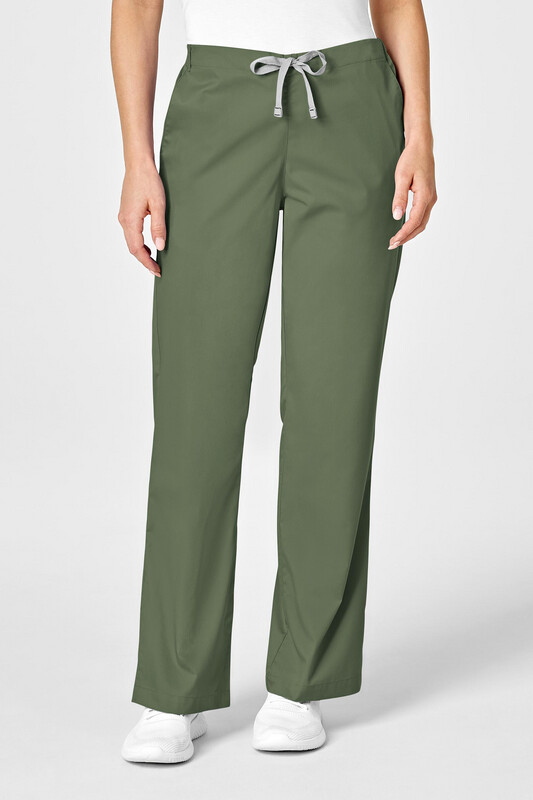 Pantalone donna 502 svasato olive