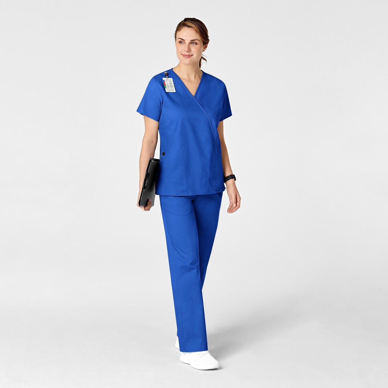 Pantalone donna 502 svasato royal blue