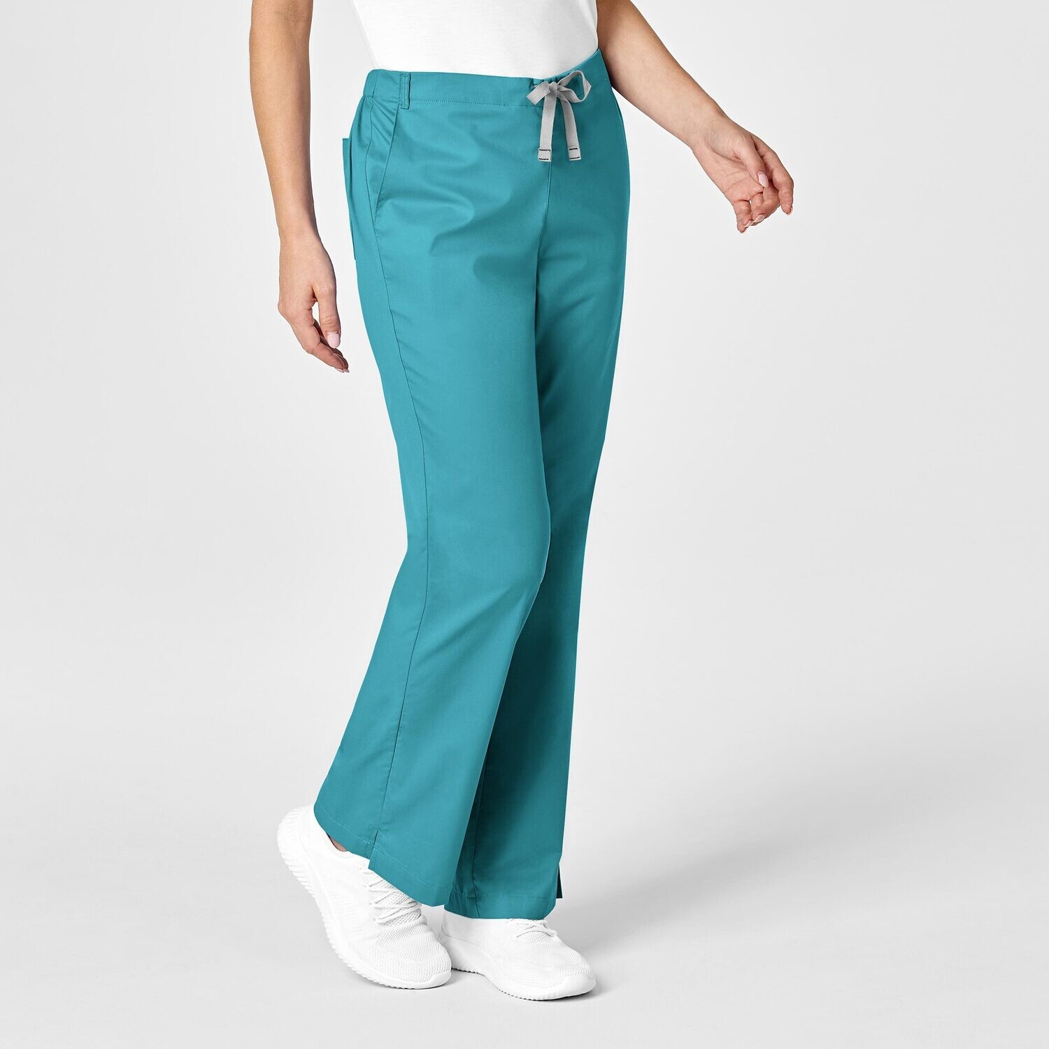 Pantalone donna 502 svasato teal blue