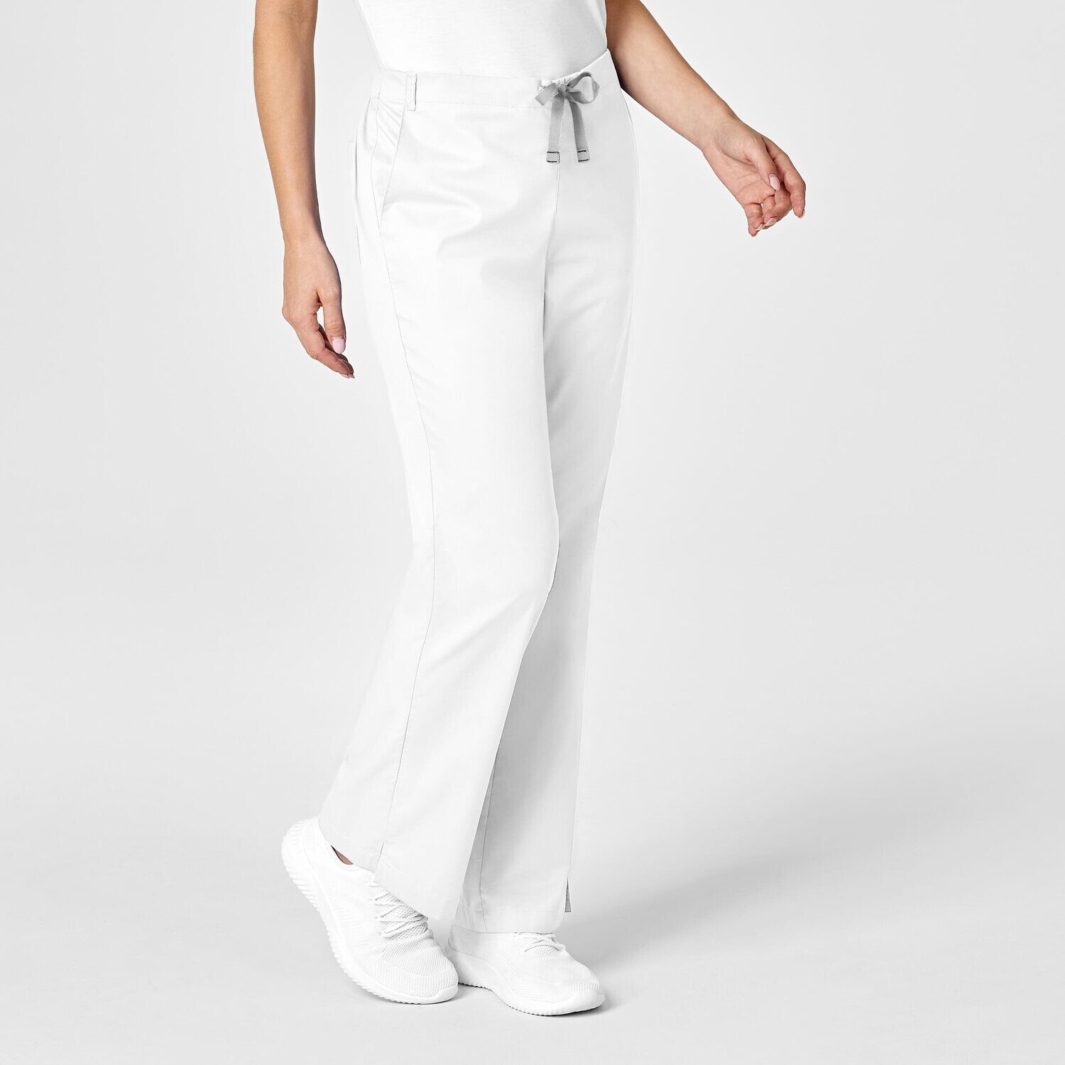 Pantalone donna 502 svasato white