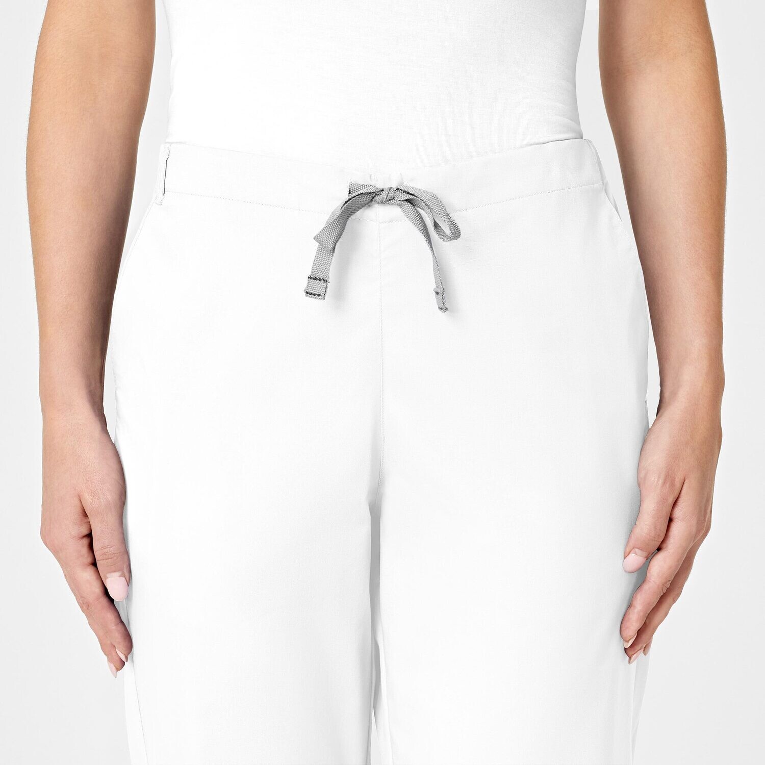 Pantalone donna 502 svasato white