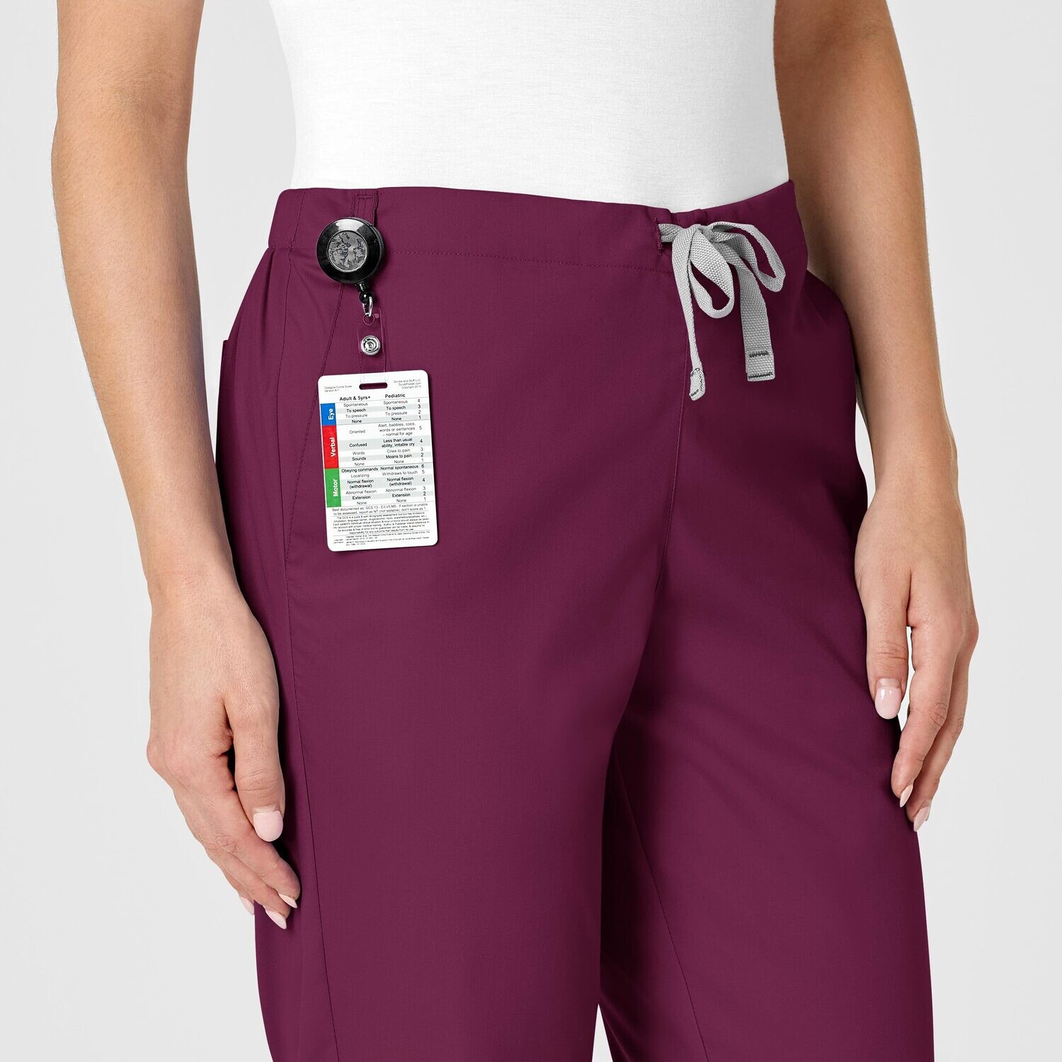Pantalone donna 502 svasato wine