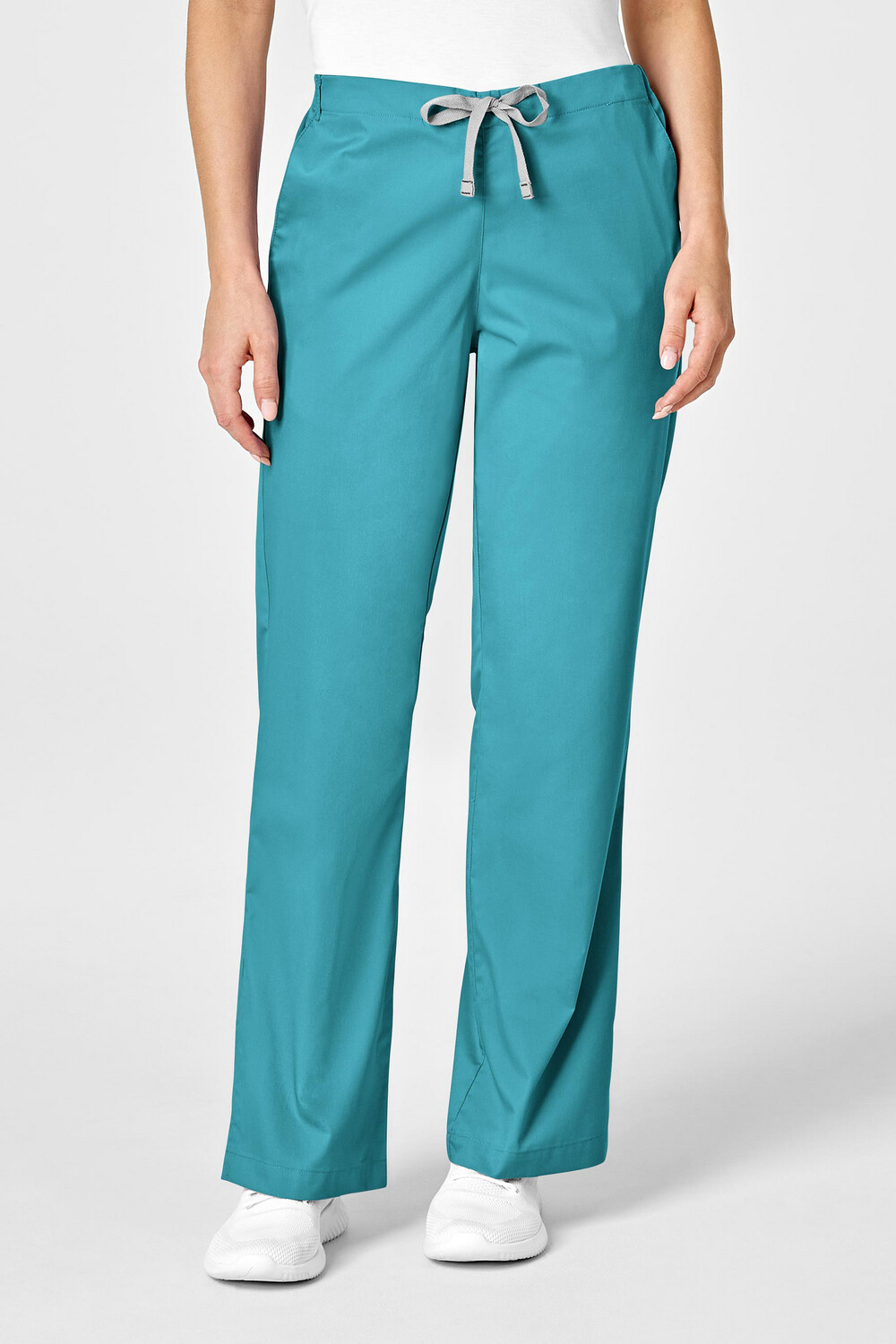 Pantalone donna 502 svasato teal blue